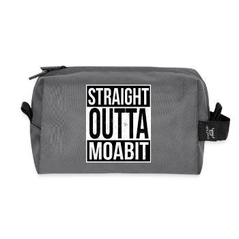 Droit Moabit Outta - Trousse de toilette en tissu recyclé - anthracite - Devant