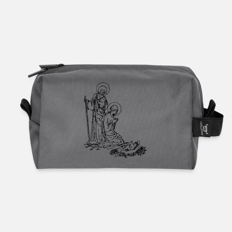 Christ - Recycelte Kulturtasche - Anthrazit