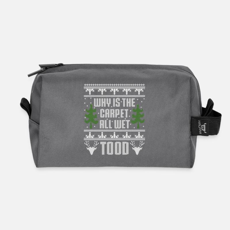 Why is the Carpet All Wet Todd - Recycelte Kulturtasche - Anthrazit
