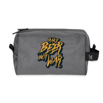 Bonne bière - Trousse de toilette en tissu recyclé - anthracite - Devant