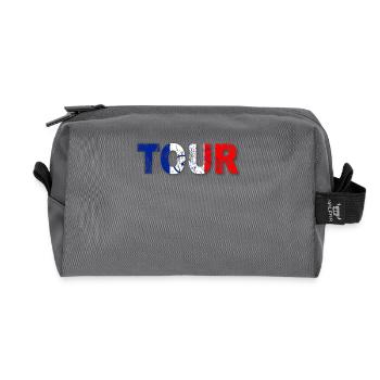 2018 - Recycled Toiletry Zip Bag - anthracite - Front
