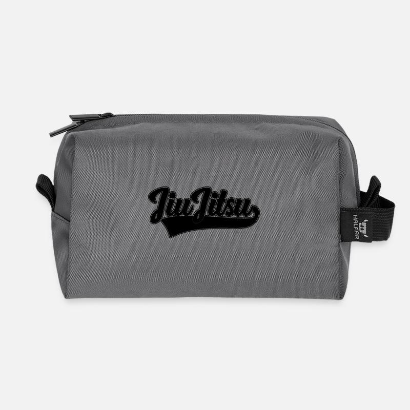 Jujitsu - Recycled Toiletry Zip Bag - anthracite