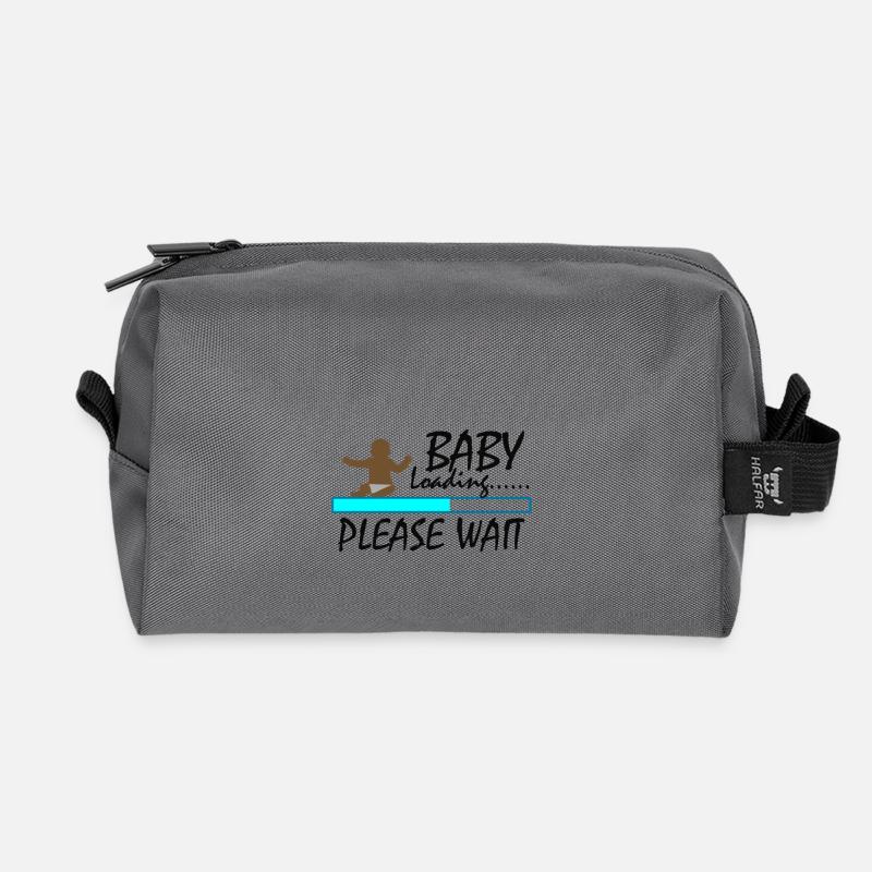 baby loading - Recycelte Kulturtasche - Anthrazit
