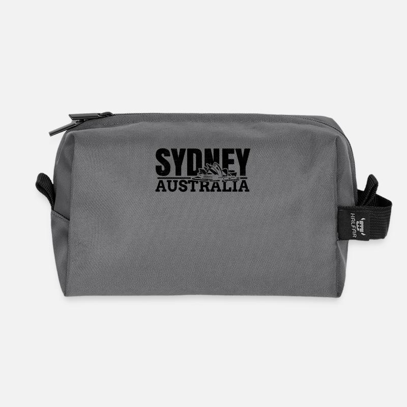 Sydney Australia - Recycelte Kulturtasche - Anthrazit