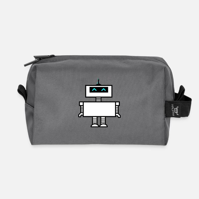 Robo Buddy - Recycelte Kulturtasche - Anthrazit