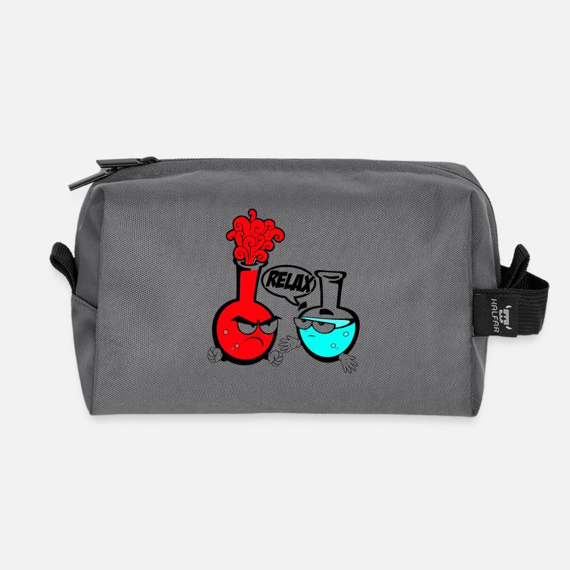 Chemie - Recycelte Kulturtasche - Anthrazit