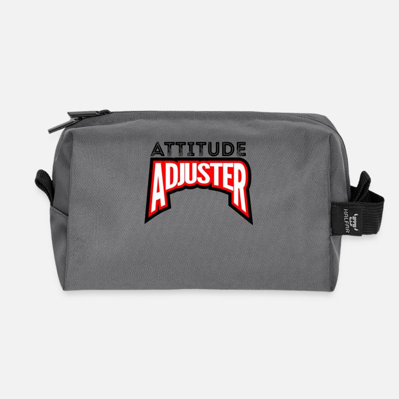 Attitude Adjuster - Recycelte Kulturtasche - Anthrazit