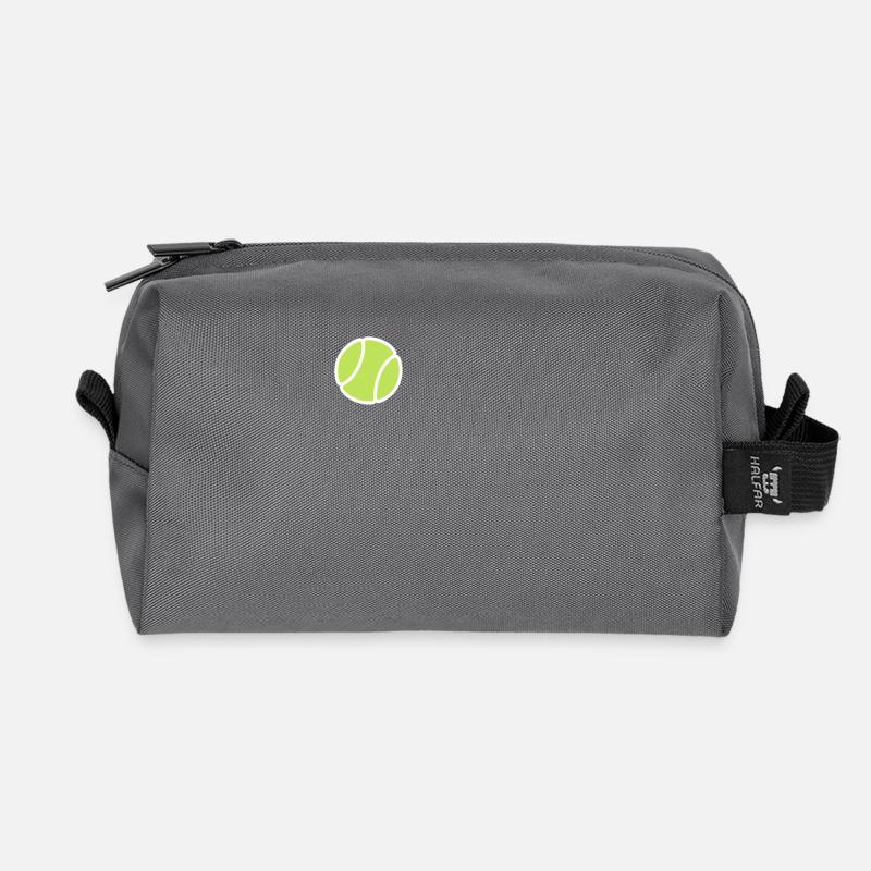 Tennis - Recycelte Kulturtasche - Anthrazit