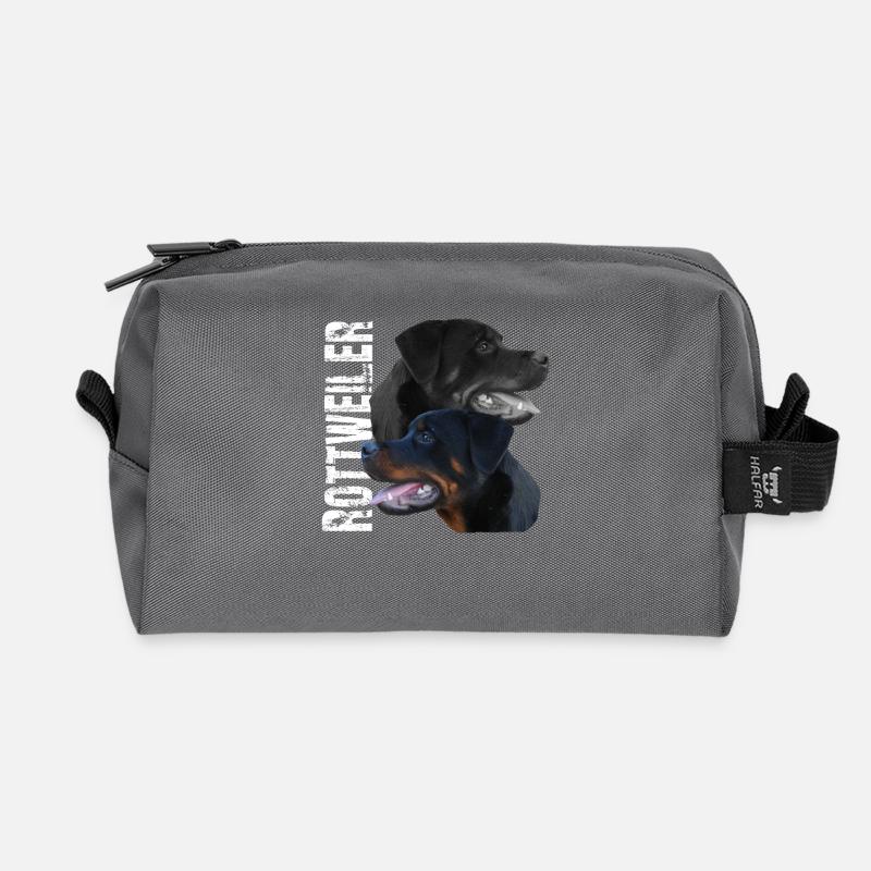 Rottweiler Wachhund Kampfhund Hundebesitzer Hunde - Recycelte Kulturtasche - Anthrazit