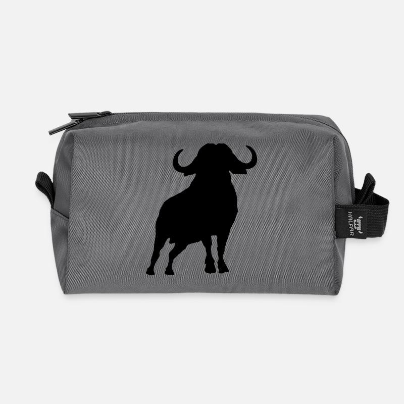Büffel - Recycled Toiletry Zip Bag - anthracite