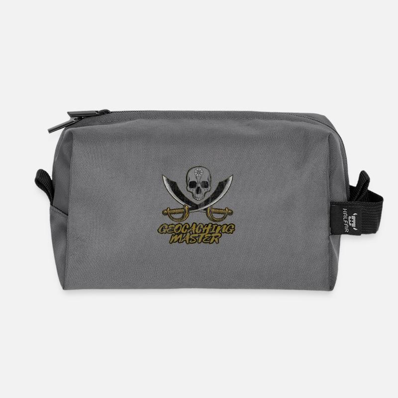 Geocaching - Recycelte Kulturtasche - Anthrazit