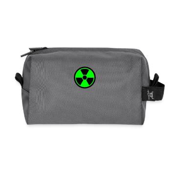 Radioaktiv - Recycelte Kulturtasche - Anthrazit - Vorne