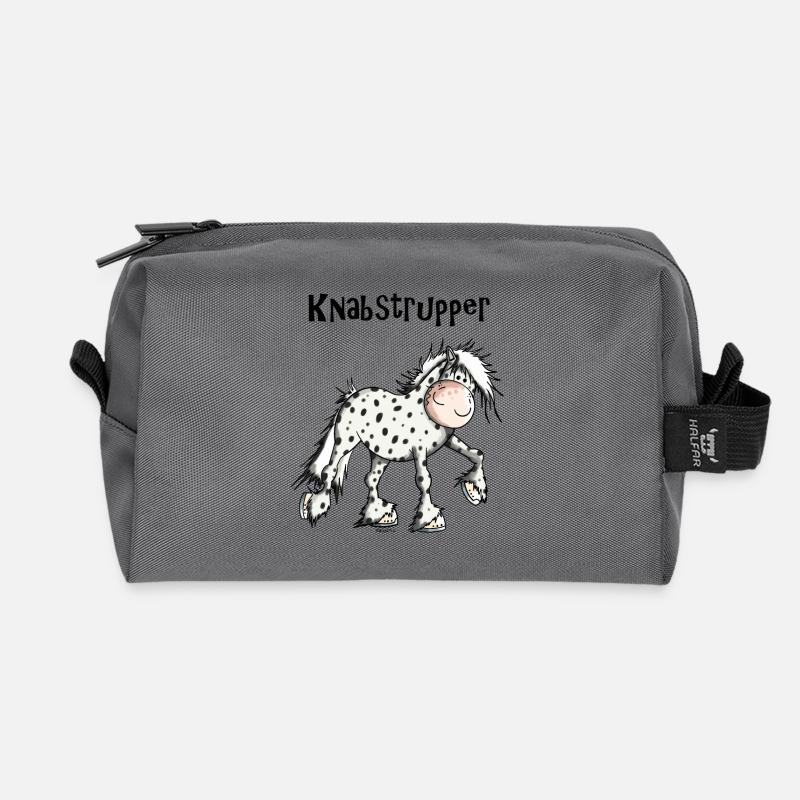 Kanika der Knabstrupper - Recycelte Kulturtasche - Anthrazit