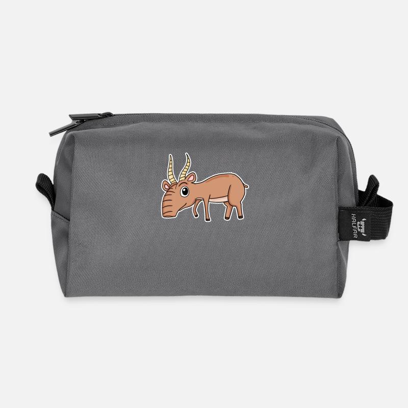Antilope - Recycelte Kulturtasche - Anthrazit
