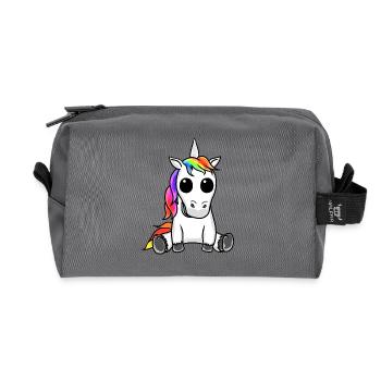 Alien Unicorn Intoxication Alien Drugs Extasy - Trousse de toilette en tissu recyclé - anthracite - Devant