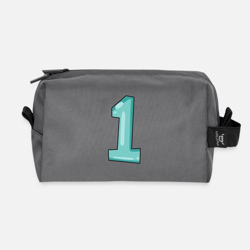 1 - Recycelte Kulturtasche - Anthrazit