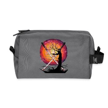 Katana Japon Samouraï épée épée - Trousse de toilette en tissu recyclé - anthracite - Devant