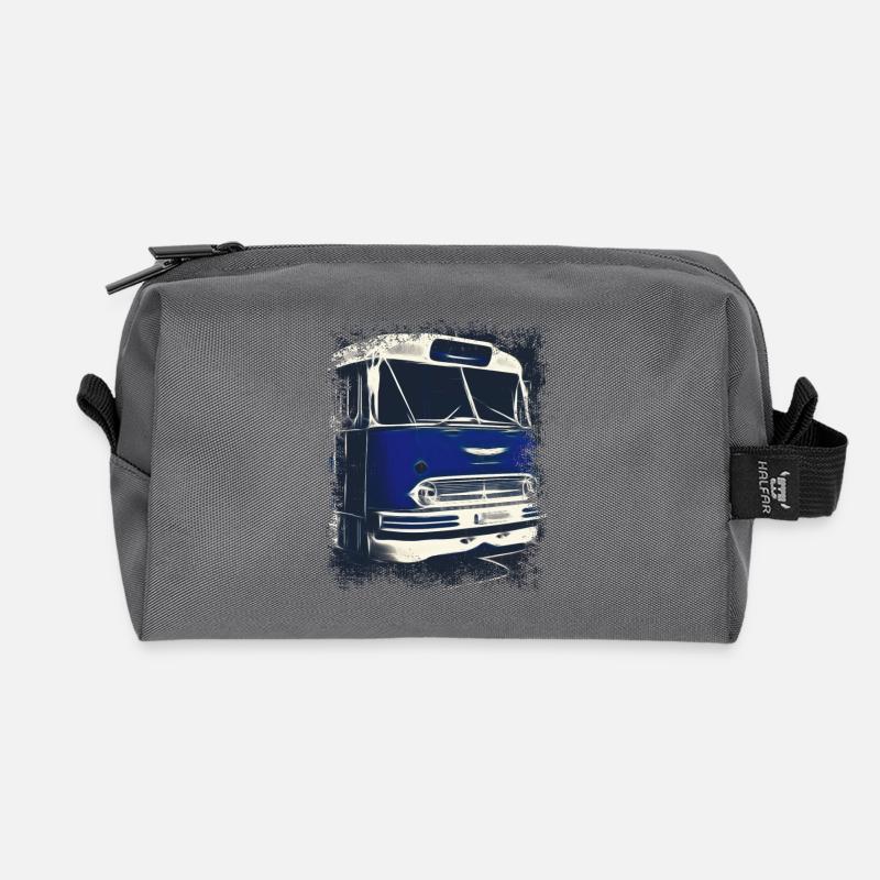 Ikarus 55 Bus - Recycelte Kulturtasche - Anthrazit
