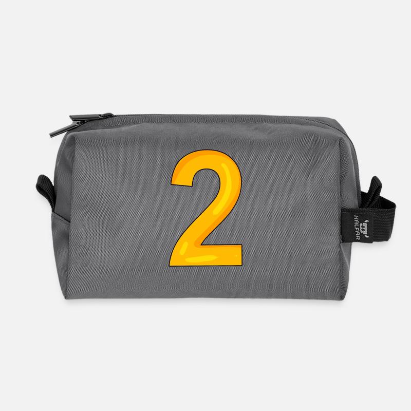 2 - Recycelte Kulturtasche - Anthrazit