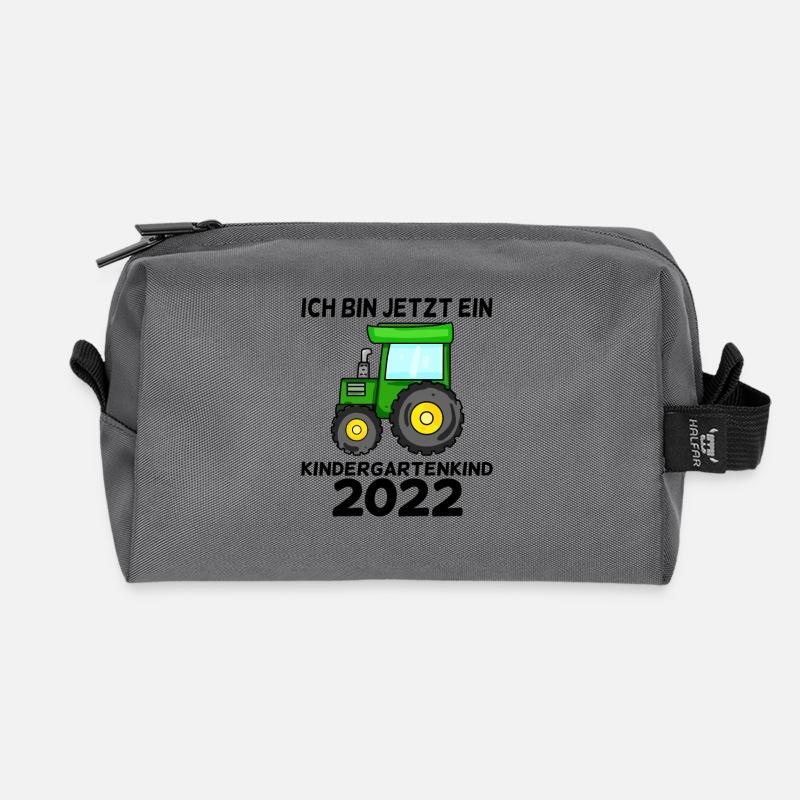 Kindergarten Kindergartenkind 2022 - Recycelte Kulturtasche - Anthrazit