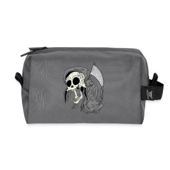 La Faucheuse rit drôlement - Trousse de toilette en tissu recyclé - anthracite - Devant