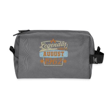 Geburtstag Legendär seit august 1962 - Recycelte Kulturtasche - Anthrazit - Vorne