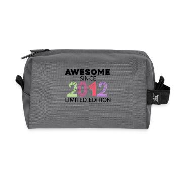 Fantastisch seit 2012 - Jahrgang 2012 - Recycelte Kulturtasche - Anthrazit - Vorne