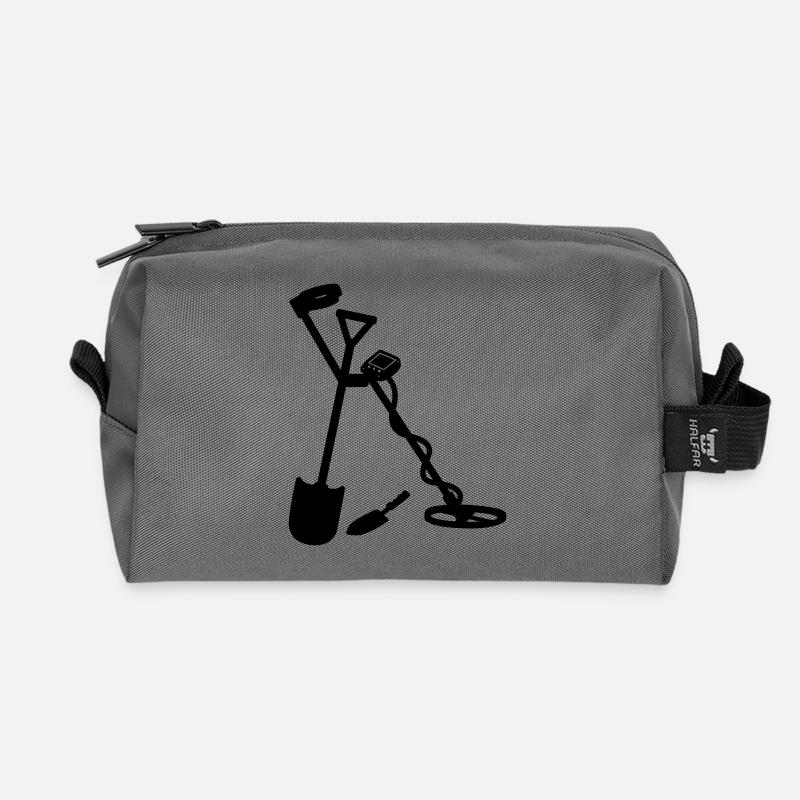 Metalldetektor - Recycelte Kulturtasche - Anthrazit