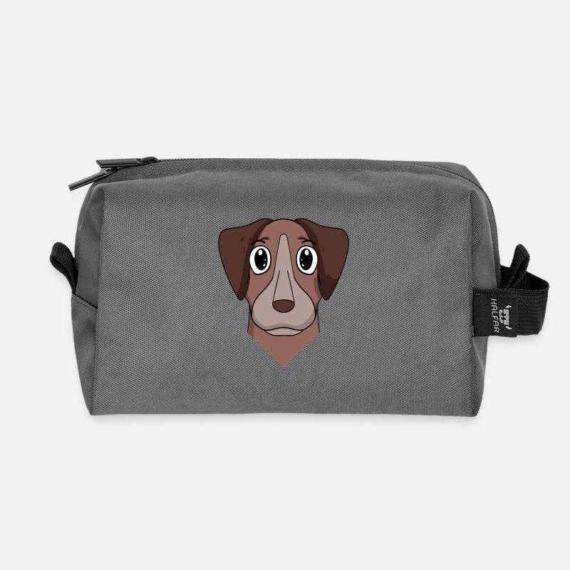 Pointer Hund Hunderasse - Recycelte Kulturtasche - Anthrazit