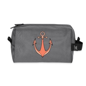 Anker - Recycelte Kulturtasche - Anthrazit - Vorne