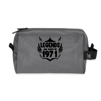 1971 - Jahrgang 1971 - Recycelte Kulturtasche - Anthrazit - Vorne