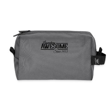 Génial Depuis 1953 Anniversaire Hommes Femmes - Trousse de toilette en tissu recyclé - anthracite - Devant