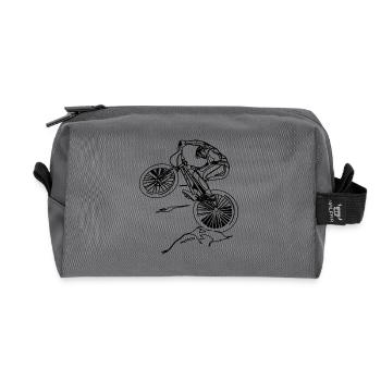 Freeride Trial Vélo Cyclisme - Trousse de toilette en tissu recyclé - anthracite - Devant