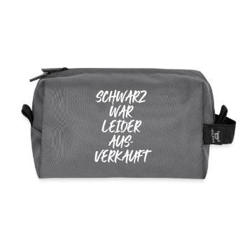 Schwarz War Leider Ausverkauft Rock Metal Festival - Recycelte Kulturtasche - Anthrazit - Vorne