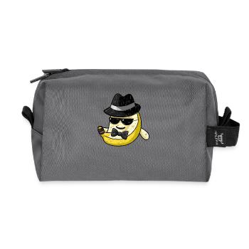 Banana Mafia Gangster Lunettes de soleil Noeud papillon - Trousse de toilette en tissu recyclé - anthracite - Devant