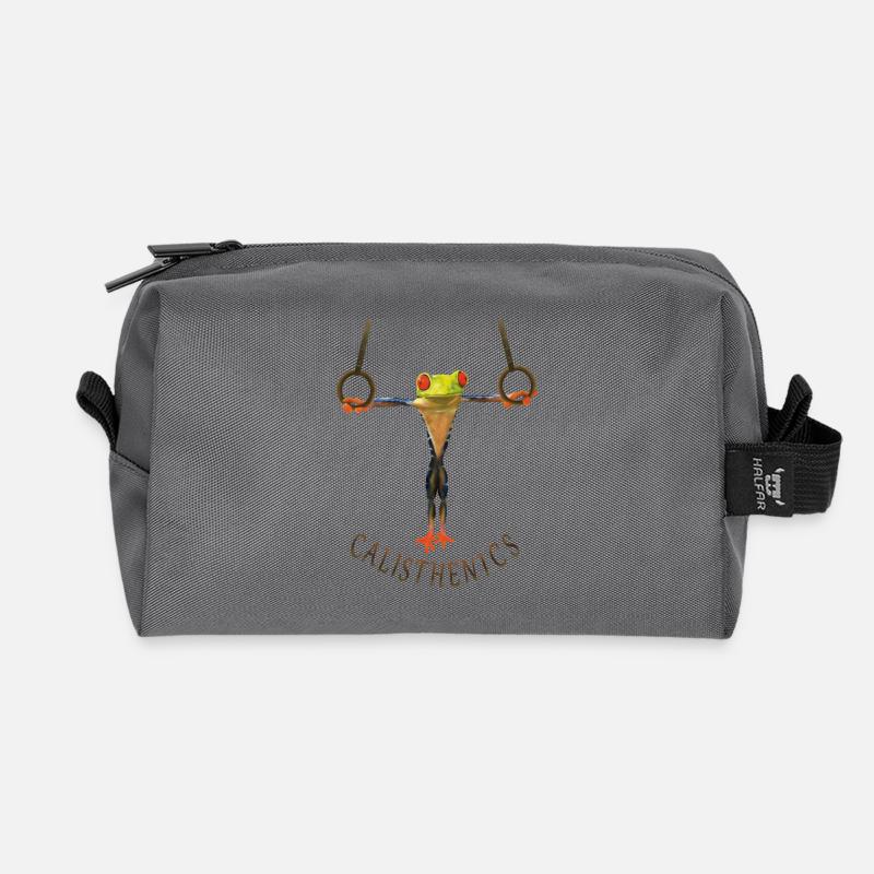 Calisthenics - Recycled Toiletry Zip Bag - anthracite