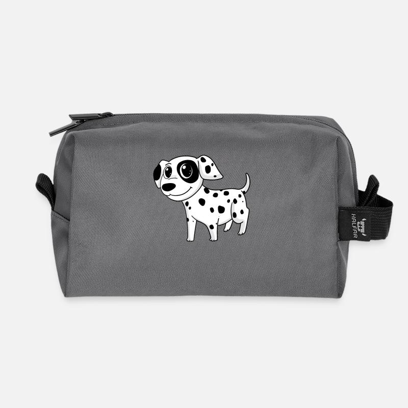 Dalmatiner Hunderasse Hund Hunde - Recycelte Kulturtasche - Anthrazit
