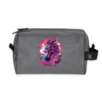Tokio Asien 80er Japanischer Retro Drache Drachen - Recycelte Kulturtasche - Anthrazit - Vorne