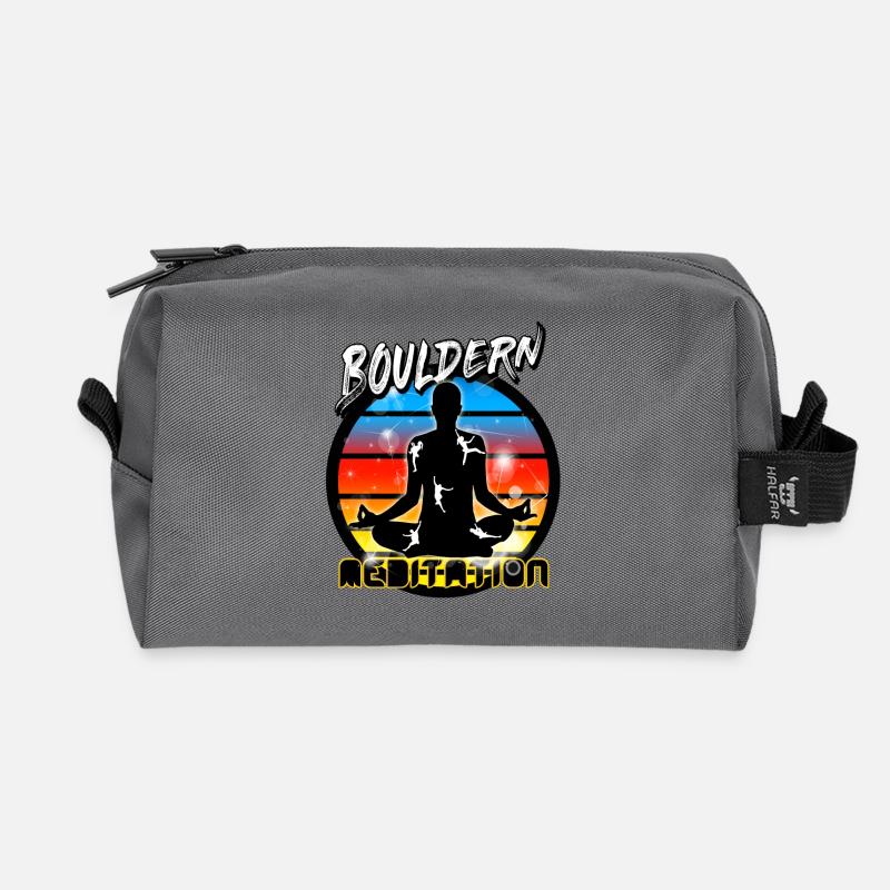 Bouldern - Recycelte Kulturtasche - Anthrazit