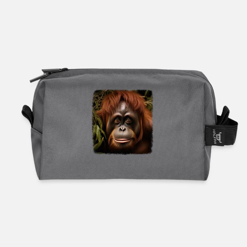 Orang Utans realistic Orang Utan - Recycelte Kulturtasche - Anthrazit