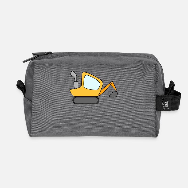 Bagger - Recycelte Kulturtasche - Anthrazit