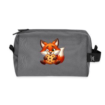 Rotfuchs Cookie Süßigkeit Nachtisch Keks - Recycelte Kulturtasche - Anthrazit - Vorne