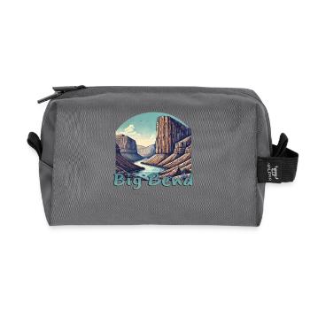 Texas Terlingua Santa Elena Canyon Big Bend - Recycelte Kulturtasche - Anthrazit - Vorne