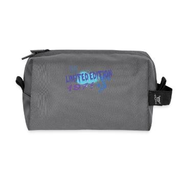 Limited Edition 1971 Birthday Born 1971 - Recycled Toiletry Zip Bag - anthracite - Front