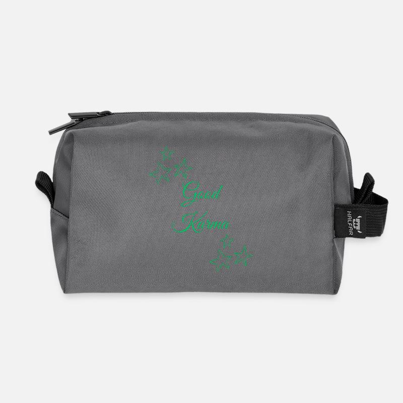 Good Karma - Recycelte Kulturtasche - Anthrazit