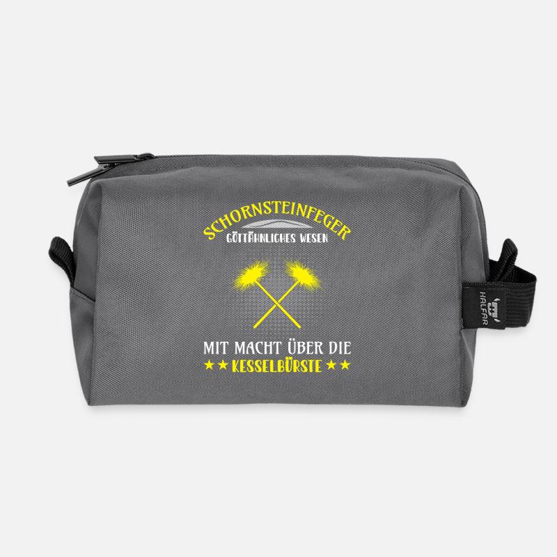 Schornsteinfeger Herren - Recycelte Kulturtasche - Anthrazit