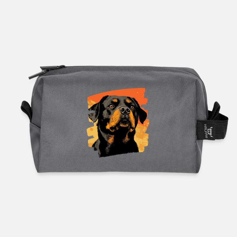 Rottweiler - Recycelte Kulturtasche - Anthrazit