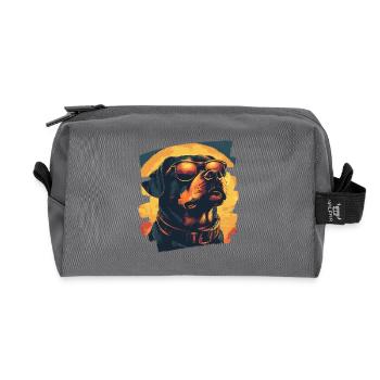 Rottweiler - Recycelte Kulturtasche - Anthrazit - Vorne