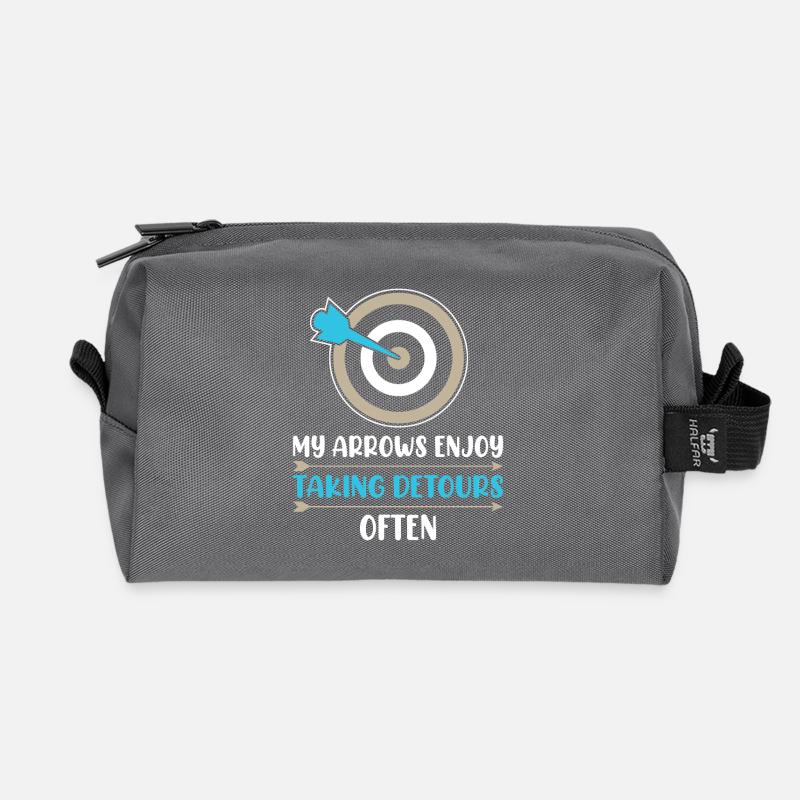 Bogenschießen Bogenschütze - Recycelte Kulturtasche - Anthrazit