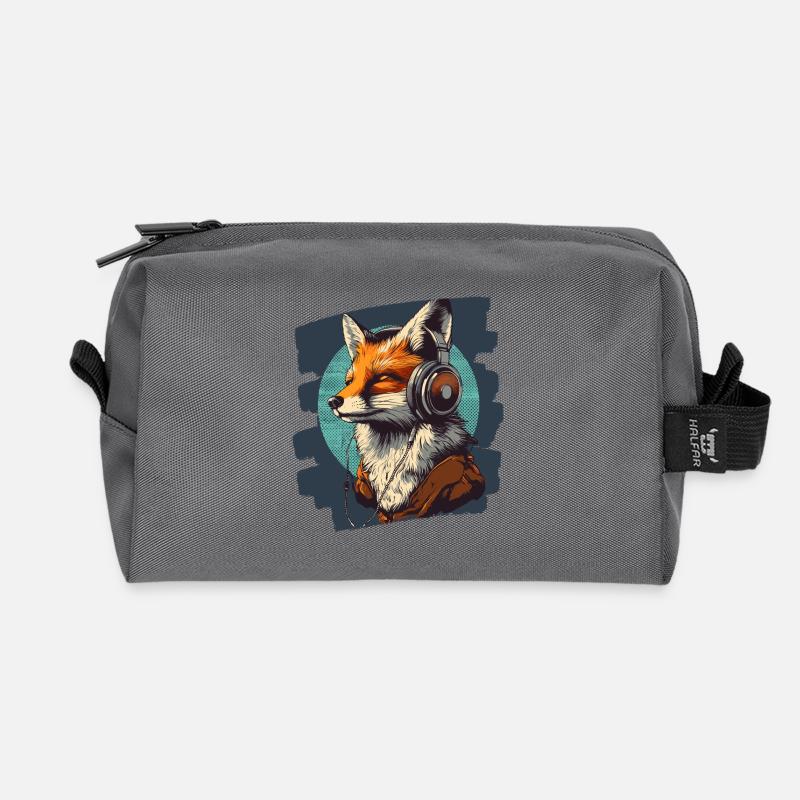 Fuchs - Recycelte Kulturtasche - Anthrazit